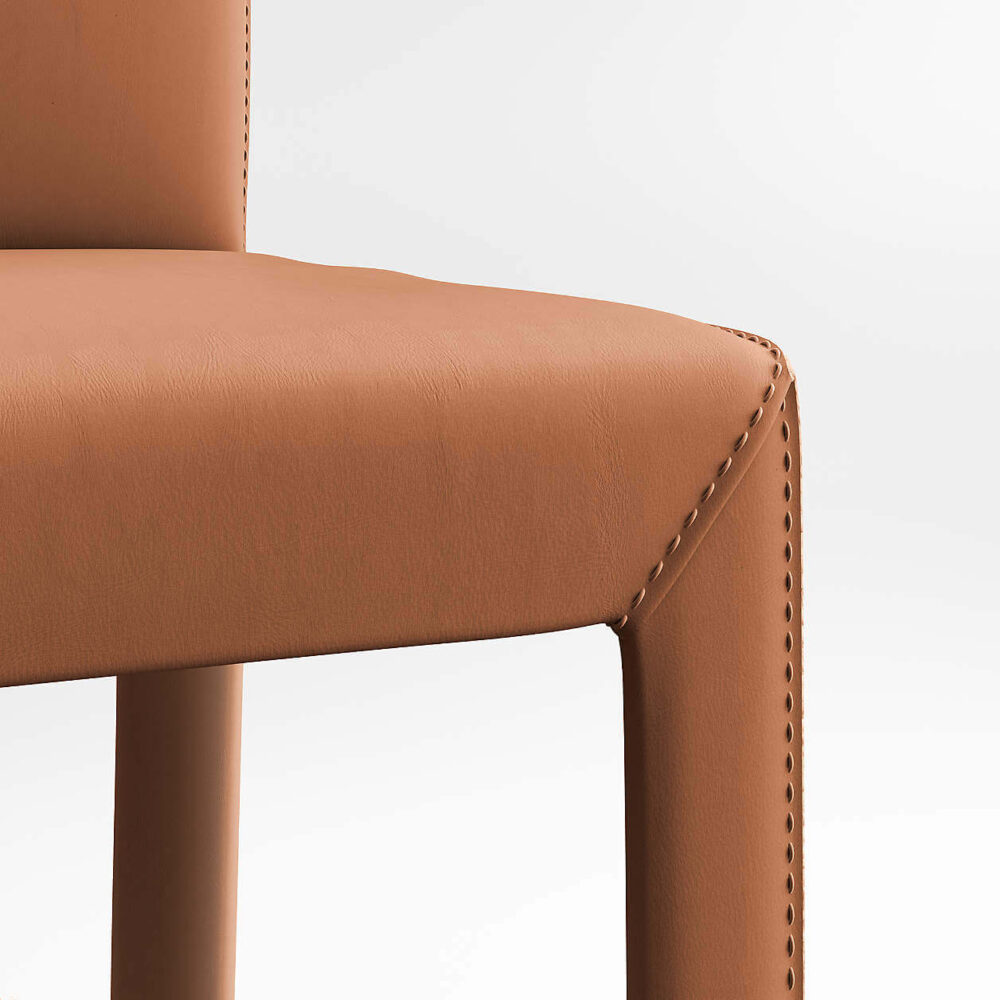 صندلی ناهارخوری چرم تاپ گرین - Image 2